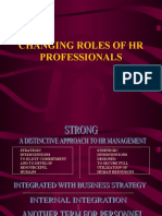 Changing Roles of HR Professionals 246