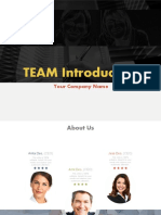 TEAM Introduction: Your Company Name