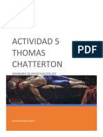 Thomas Chatterton seminario investigación