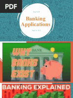 Banking Applications: Year 9 ICT