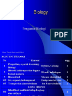 Pertemuan 1. Pengantar Biologi