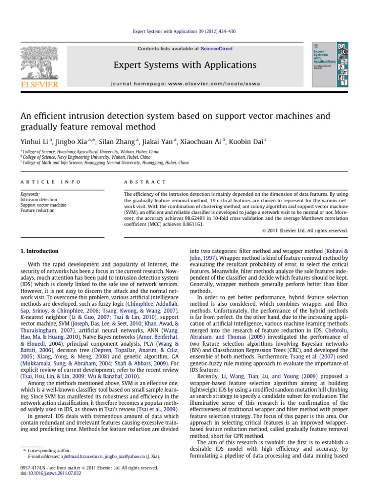 2012-Elsiver-An Efficient Intrusion Detection System Based On Support ...
