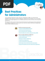 Download Best practices for Administrators by salesforcecom SN51253405 doc pdf