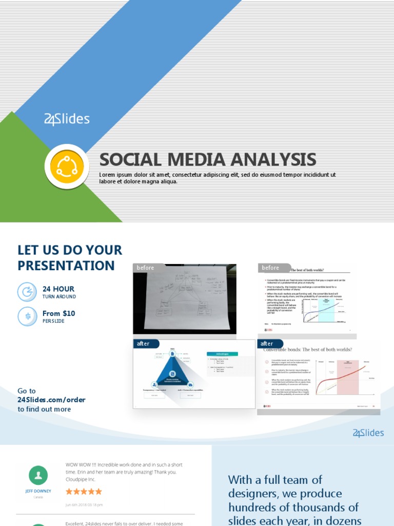 Social Media Analysis & Presentation Services | PDF | Mass Media ...