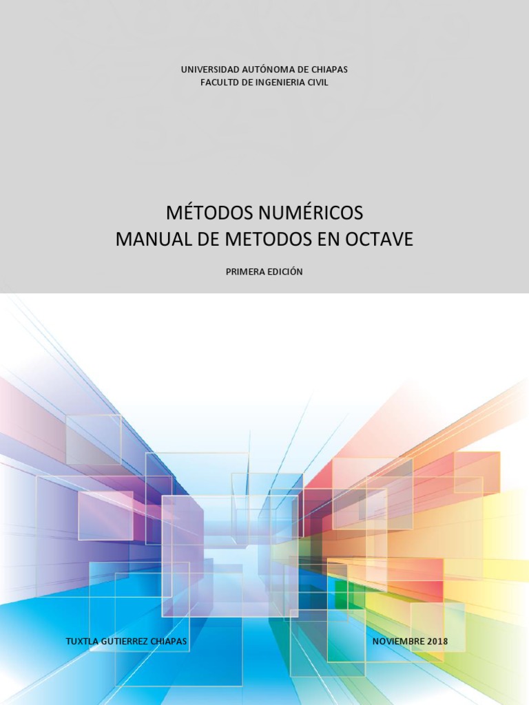 Manual de Octave Primera Edicion | PDF | Ecuaciones | Espacio vectorial
