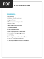 Radial Feeder Protection