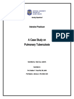 A Case Study On Pulmonary Tuberculosis: Intensive Practicum