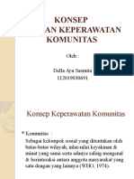 Konsep Asuhan Keperawatan Komunitas