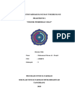 Praktikum Farmakologi Dan Toksikologi 1