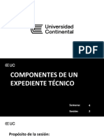 Semana 4 Material de Enseñanza Componentes de Un Expediente Técnico