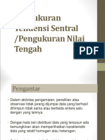 Pengukuran Tendensi Sentral dan Nilai Tengah