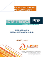 Informe Evaluación de Iluminación-MAESTRANZA