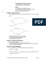 Chapter 1: Measurement: Summary Points and Objectives