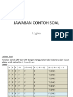 Jawaban Contoh Soal Bentuk Normal