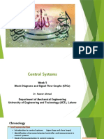 Week 5 6 Control Systems Signal Flow Graphs