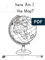 Where Am I On The Map Activity Booklet