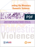 Understanding The Monetary Cost of Domestic Violence