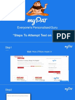 Guide To Attempt Test On myPAT