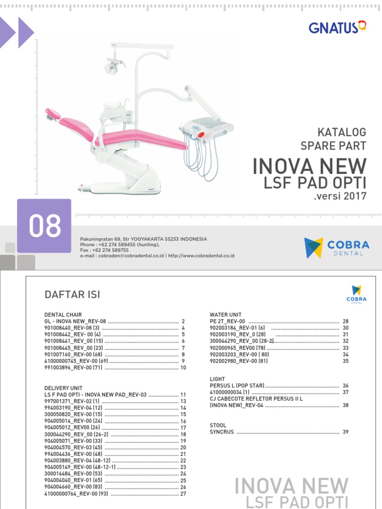 INOVA New LSF Pad Opti 2017 Catalog | PDF