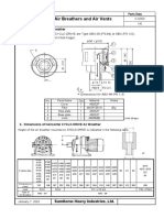 Cyclo 6000 Dimensions of Air Breathers and Air Vents