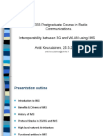 S72 - 333 Interoperability Between 3G and WLAN Using IMS