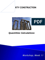 Property Construction: Quantities Calculations