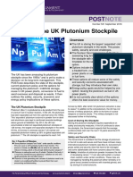Managing The UK Plutonium Stackpile