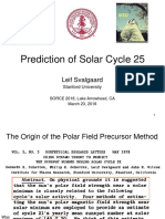 Prediction of Solar Cycle 25: Leif Svalgaard