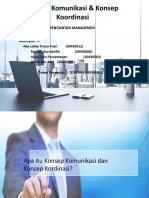 Konsep Komunikasi & Konsep Koordinasi