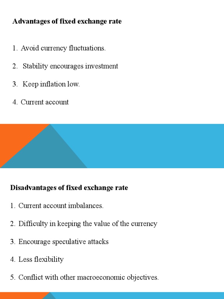 Advantages of Fixed Exchange Rate | PDF | Exchange Rate | Devaluation