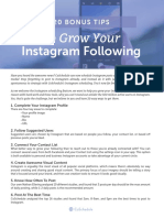 Instagram Following: To Grow Your