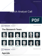 March Analyst Call