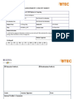 Assignment 2 Front Sheet: Qualification BTEC Level 5 HND Diploma in Computing Unit Number and Title Submission Date