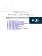 Doing Business in Malaysia: 2010 Country Commercial Guide For U.S. Companies