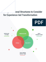 3 Org Structures To Consider For Experience Led Transformation