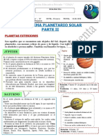 El Sistema Planetario Solar - Parte Ii