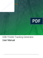 USB-TG44A Tracking Generator User Manual