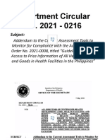 Department Circular 2021-0216