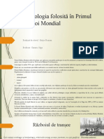 Tehnologia Folosită În Primul Război Mondial