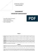Assignment Inventory Management