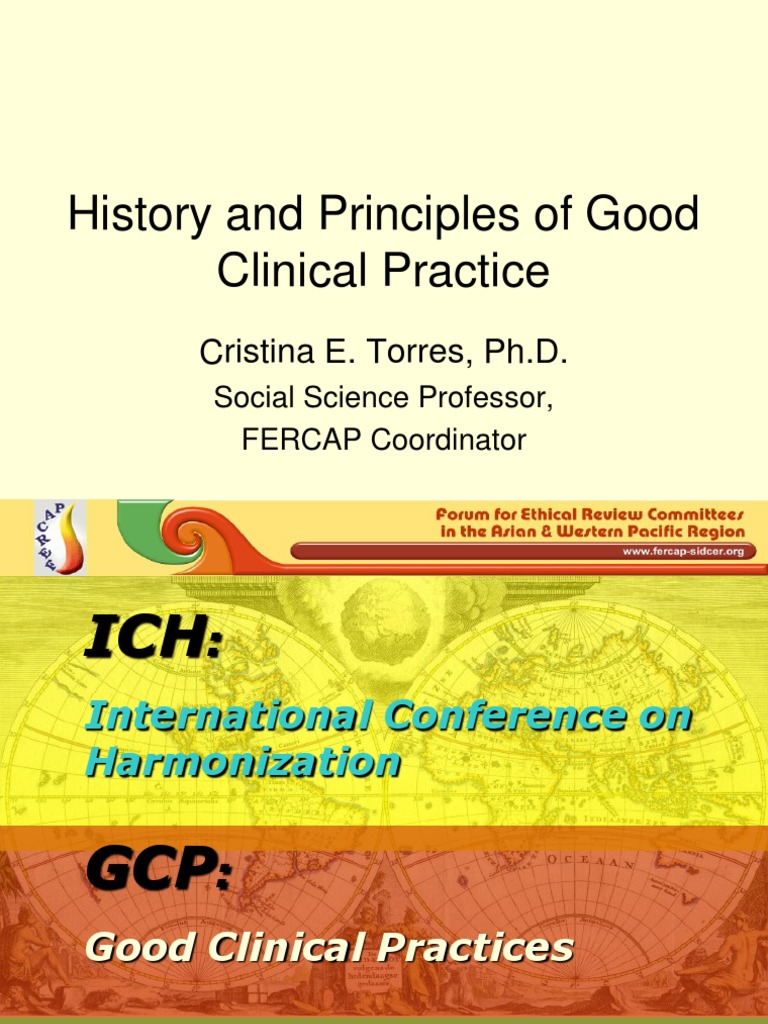 3 History and Principles of Good Clinical Practice 1 | PDF ...