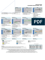 Calendário escolar anual 2021 do IDAAM