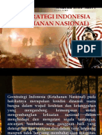 Geostrategi Indonesia Ketahanan Nasional