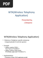 WTA (Wireless Telephony Application)