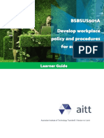 BSBSUS501A Learner Guide V1.0