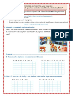 Actividad de Matemática 14 de Junio 2021: 1. Interpreta y Resuelve La Siguiente Situación