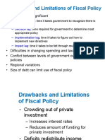 Fiscal Policy 8 - Drawbacks and Limitations of Fiscal Policy