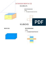 Bentangan Bentuk3d