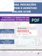 Tutorial Inscrições I Campori e Aventuri Online