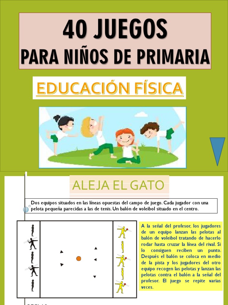 Perseguir Mancha en Manual de 40 Juegos para Educación Física | PDF | Vóleibol | Lanzador